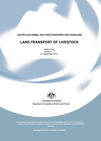 Land Transport of Livestock 2012
